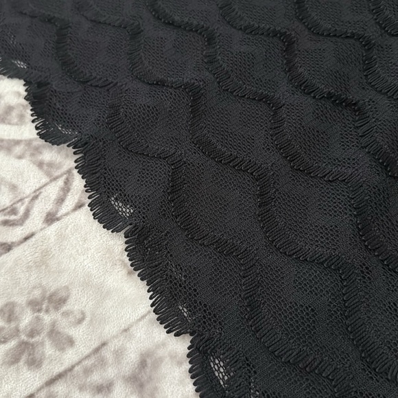 Guess Black Tiered Mini Cocktail Dress - Picture 4 of 8